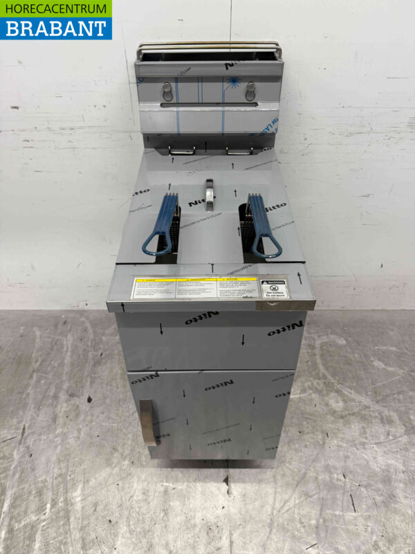 Stainless steel deep fryer fryer 21 liters GAS Catering - Image 2