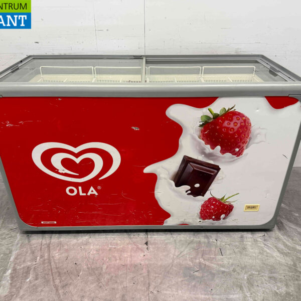 AHT Freezer Chest Freezer Shop freezer with glass sliding lids 364 liters 230V Horeca