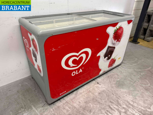 AHT Freezer Chest Freezer Shop freezer with glass sliding lids 364 liters 230V Horeca - Image 3
