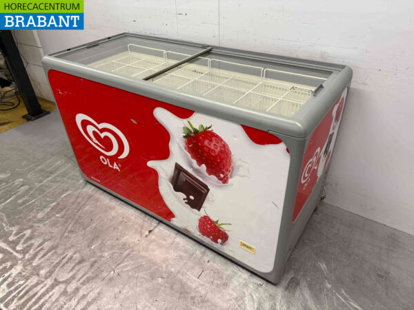 AHT Freezer Chest Freezer Shop freezer with glass sliding lids 364 liters 230V Horeca - Image 4