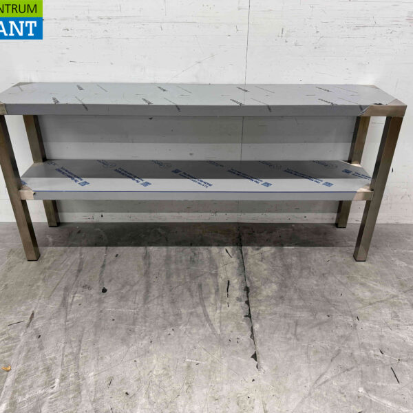 Combisteel Stainless Steel Double Etagere Bridge 140 x 30 x 66 cm Catering