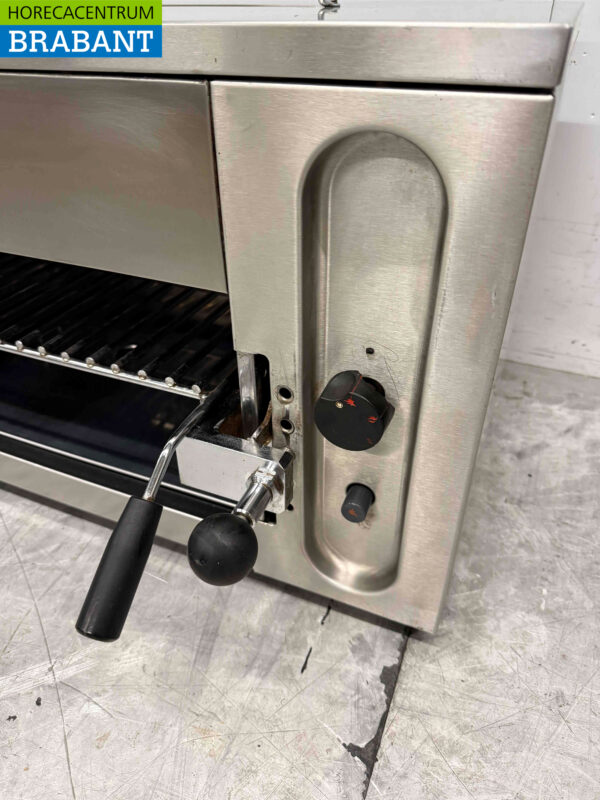 Zanussi stainless steel Salamander grill 80 cm GAS Catering - Image 4