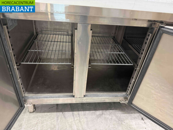 Stainless steel Refrigerated Workbench 3 Doors 179.5 cm 230V Catering - Image 4