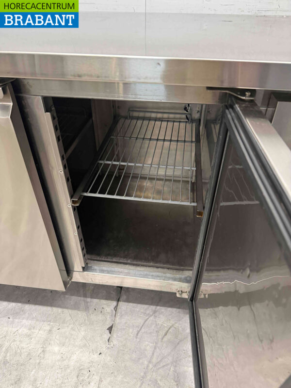 Stainless steel Refrigerated Workbench 3 Doors 179.5 cm 230V Catering - Image 5