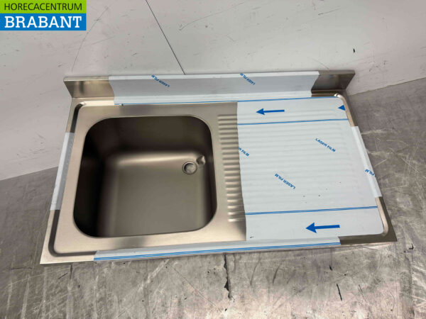Stainless steel Sink Sheet Sink 120 x 70 cm Horeca - Image 2