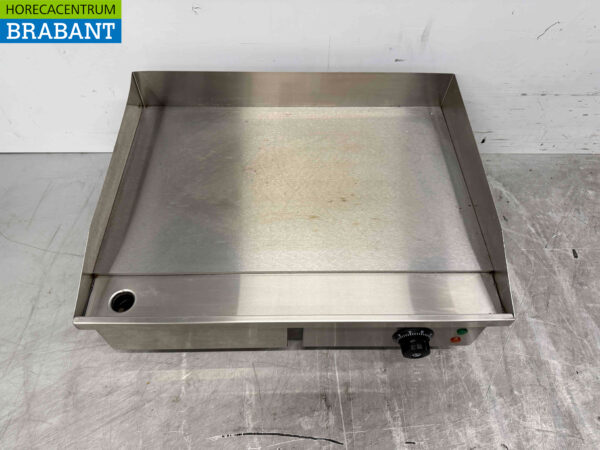 Combisteel stainless steel Griddle Baking Plate Smooth 55 cm 230V Horeca - Image 2
