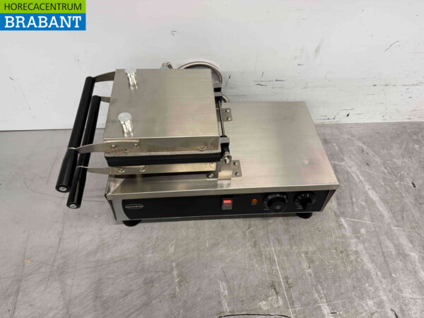 Combisteel stainless steel tilting waffle iron with timer 230V Catering - Image 5