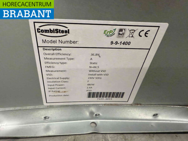 Combisteel Extractor Motor Slaghouse 3000 m3 230V Horeca - Image 4