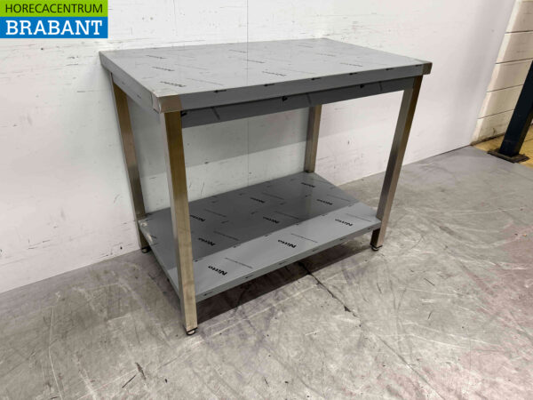 Stainless Steel Work Table 100 x 60 x 86 cm Catering - Image 2