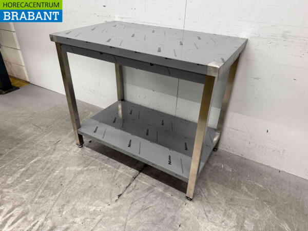 Stainless Steel Work Table 100 x 60 x 86 cm Catering - Image 3