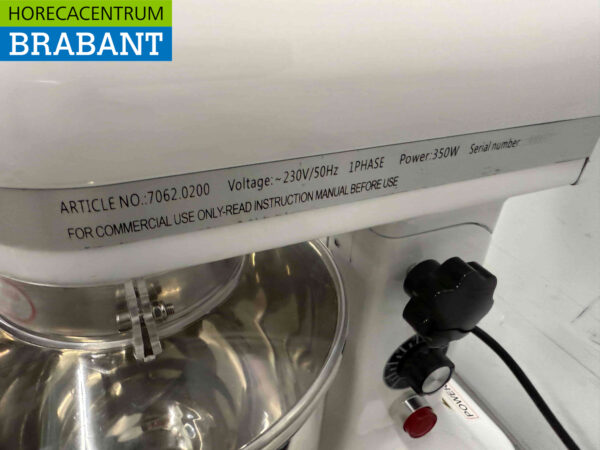 Combisteel Planet Mixer Mixer stainless steel tub 7 liters 230V Horeca - Image 6