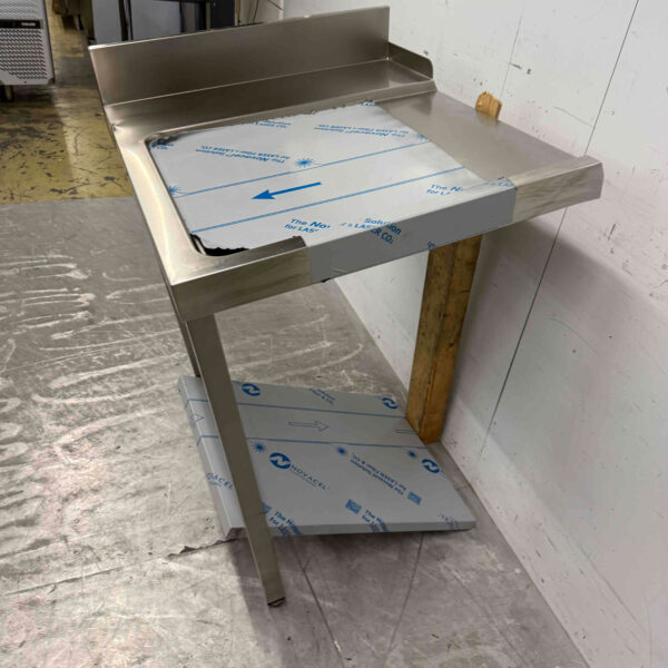 Stainless Steel Drainage Table T.B.V. Slide Through Dishwasher 70 cm Horeca