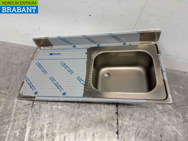 Stainless steel Sink Sheet Sink 120 x 70 cm Horeca - Image 2