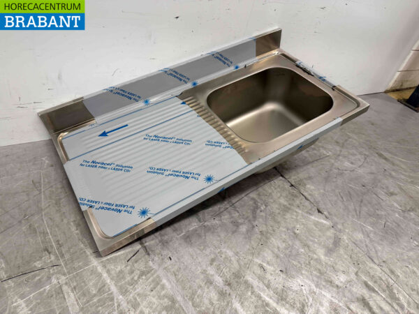 Stainless steel Sink Sheet Sink 120 x 70 cm Horeca - Image 4