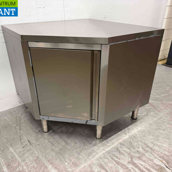 Combisteel stainless steel Work Cupboard Corner Cupboard Folding 100 x 100 cm Catering