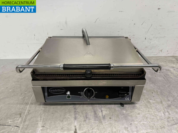 Stainless steel Combisteel Contact Grill Paninigrill Grill Ribbel 230V Catering