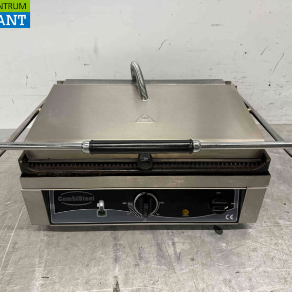 Stainless steel Combisteel Contact Grill Paninigrill Grill Ribbel 230V Catering