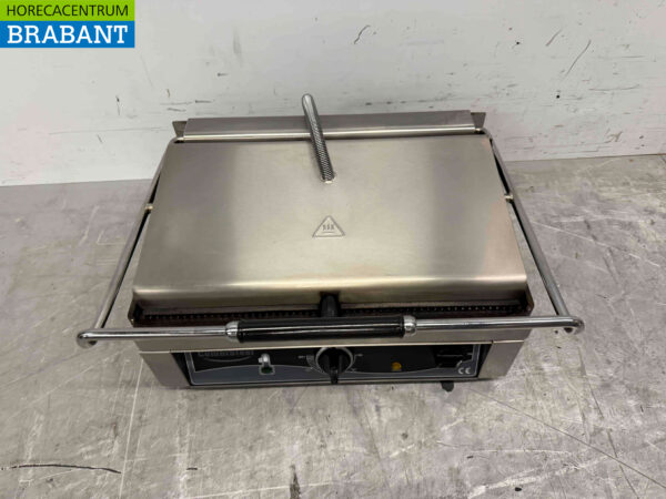 Stainless steel Combisteel Contact Grill Paninigrill Grill Ribbel 230V Catering - Image 2