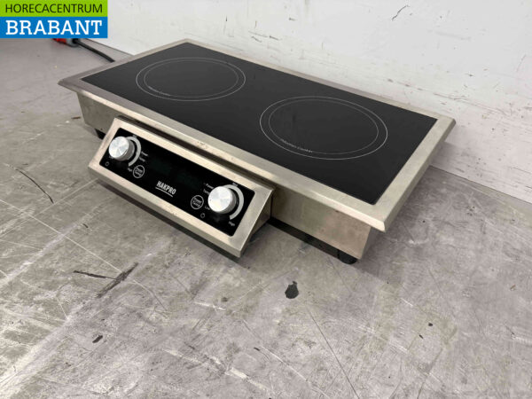 Stainless steel Built-in Induction Stove with 2 burners 7 kW 400V Horeca - Image 3