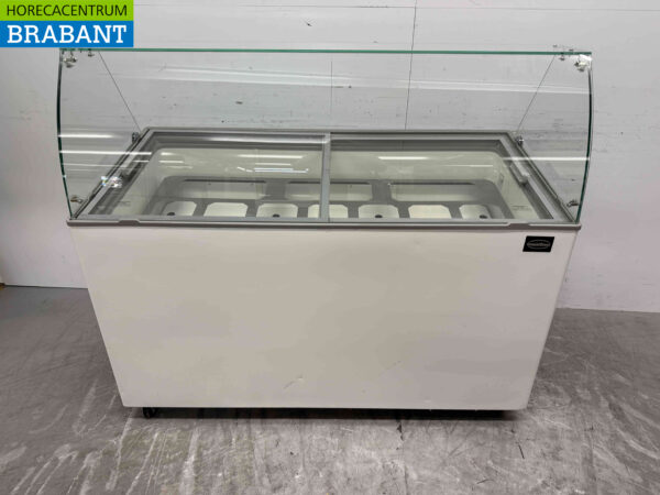 Mobile Combisteel Tenerife Scoop ice cream display case 10 trays 230V Horeca