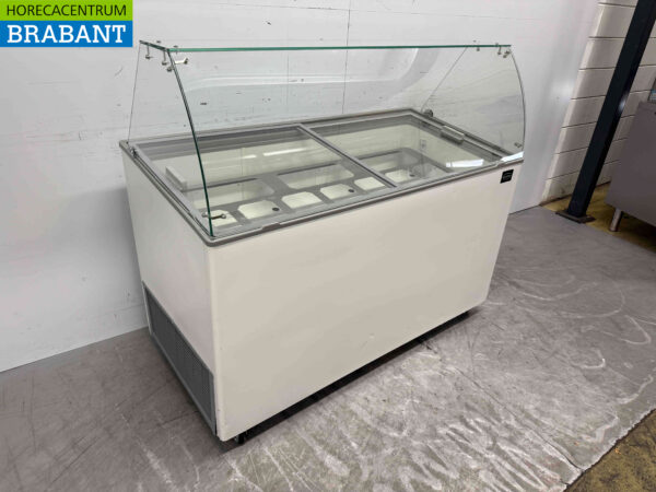 Mobile Combisteel Tenerife Scoop ice cream display case 10 trays 230V Horeca - Image 2