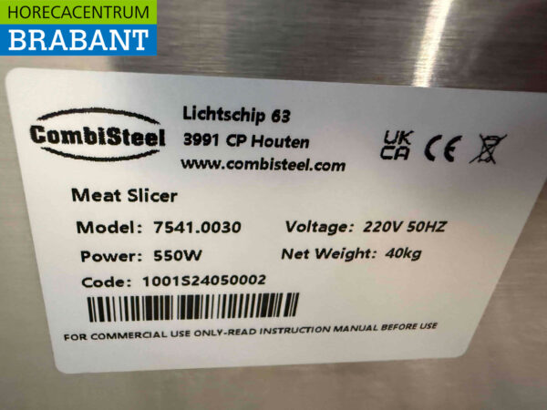 Combisteel Stainless Steel Electric Meat Grinder Grinder Meat Cutter 230V Butchery Catering - Image 6