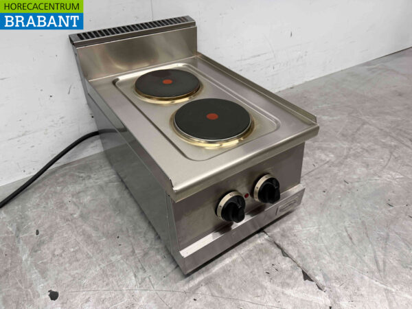 Stainless steel Combisteel 2 Burner Electric Stove 400V Catering - Image 3