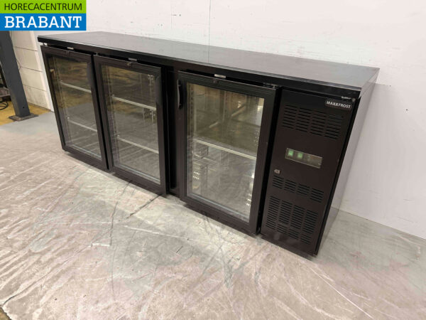 Maxxfrost Bar Refrigerator 3 glass doors 200,2 cm 230V Horeca - Image 2