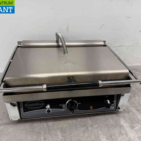 Stainless steel Combisteel Contact Grill Paninigrill Grill Ribbel 230V Catering