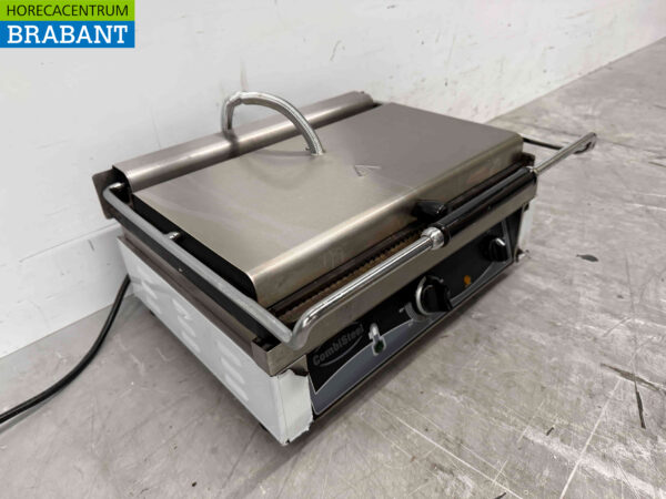 Stainless steel Combisteel Contact Grill Paninigrill Grill Ribbel 230V Catering - Image 2