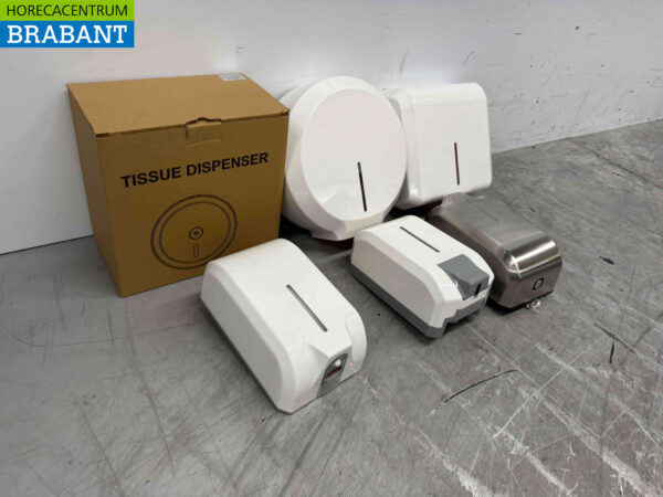 Various sanitary ware, 3 soap dispensers and 3 paper dispensers Catering - Image 2