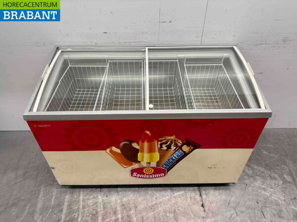 Metalfrio Freezer Chest Freezer Shop Freezer with sliding glass lids 391 liters 230V Horeca - Image 2