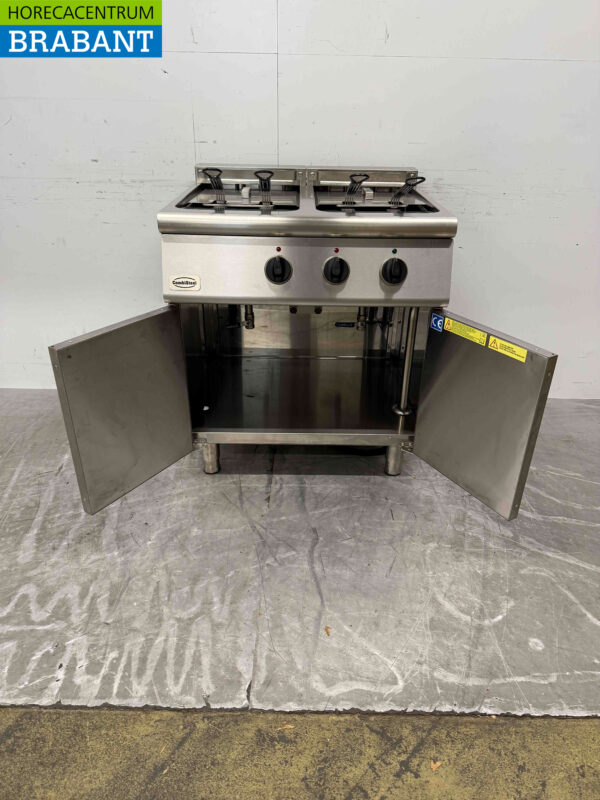 Stainless steel Combisteel Double Fryer Frying 2 x 18 Liter 400V Horeca - Image 5