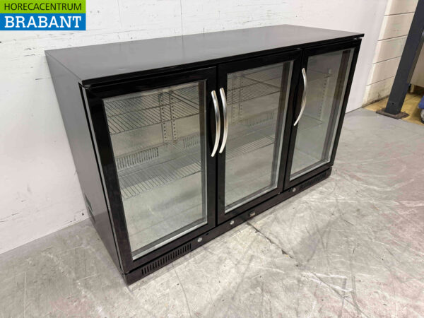 Backbar Bar Refrigeration Glass sliding doors 280 liters 133,5 cm 230V Horeca - Image 3