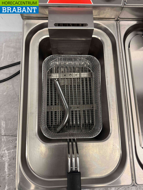 Stainless steel Double Fryer Fryer 2 x 12 Liter 400V Catering - Image 5