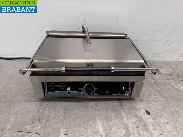 Stainless steel Combisteel Contact Grill Paninigrill Grill Ribbel 230V Catering