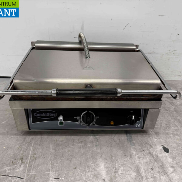 Stainless steel Combisteel Contact Grill Paninigrill Grill Ribbel 230V Catering