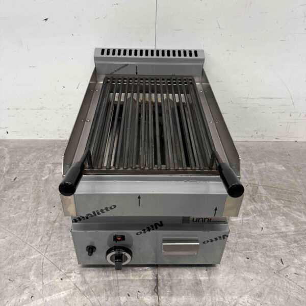 Stainless steel Lava grill stone grill 40 cm Gas Catering