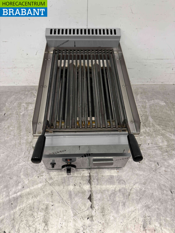Stainless steel Lava grill stone grill 40 cm Gas Catering - Image 2