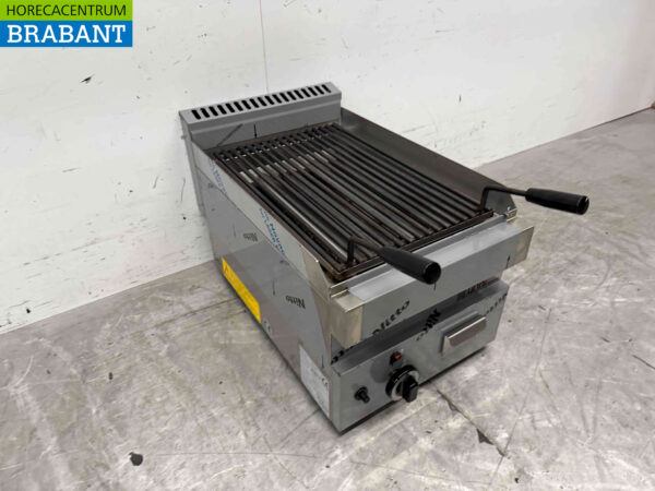 Stainless steel Lava grill stone grill 40 cm Gas Catering - Image 3