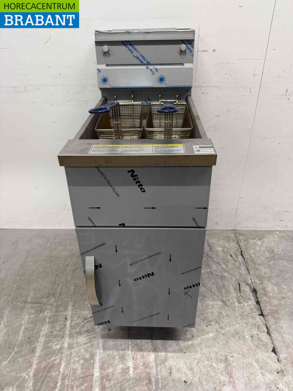 Stainless steel deep fryer fryer 21 liters GAS Catering