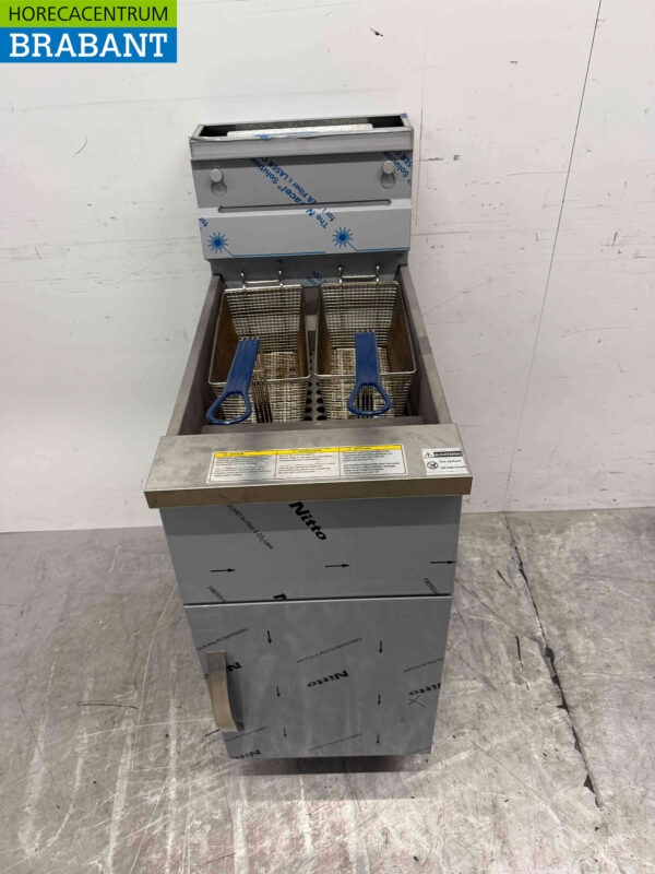 Stainless steel deep fryer fryer 21 liters GAS Catering - Image 2
