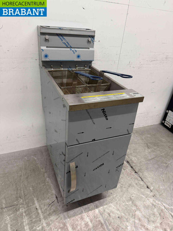 Stainless steel deep fryer fryer 21 liters GAS Catering - Image 4