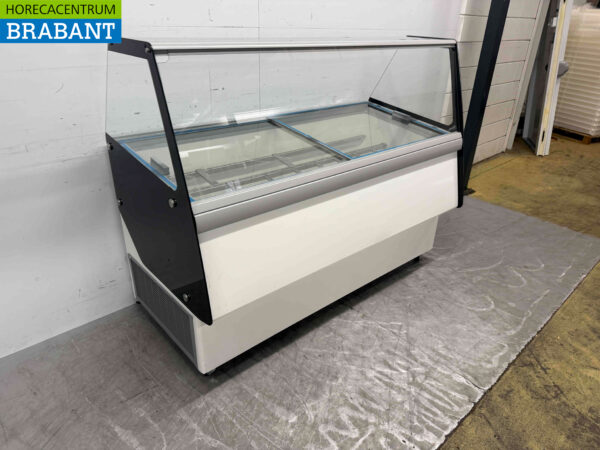 Mobile Combisteel Hawai Scoop ice cream display case 16 trays 230V Horeca (kopie) - Image 2