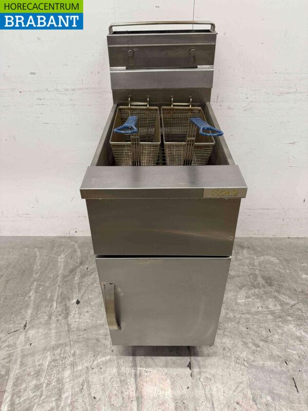 Stainless steel deep fryer fryer 21 liters GAS Catering