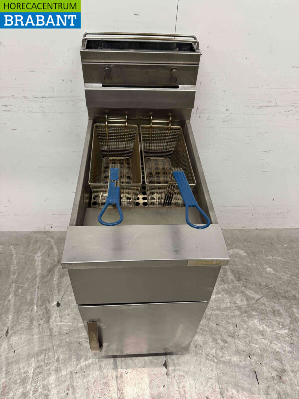 Stainless steel deep fryer fryer 21 liters GAS Catering - Image 4