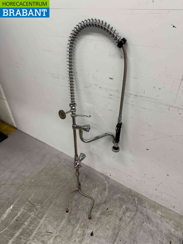 Stainless steel Pre-rinse shower Flush valve with mixer tap and spout Catering - Image 2