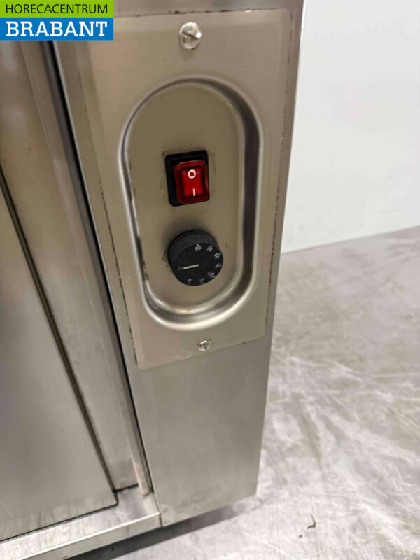 Stainless steel warming cabinet Plate warming cabinet 2 sliding doors 120 cm Horeca - Image 5