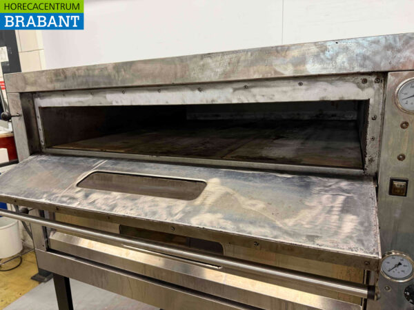 Stainless steel Double Pizza Oven 2 x 9 Pizzas 35 cm diameter 400V Catering - Image 5