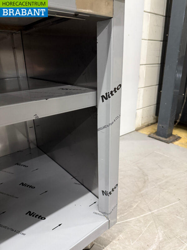 Stainless steel HCB Work Cabinet Premium-Line 2 Sliding Doors 200 cm Catering - Image 5